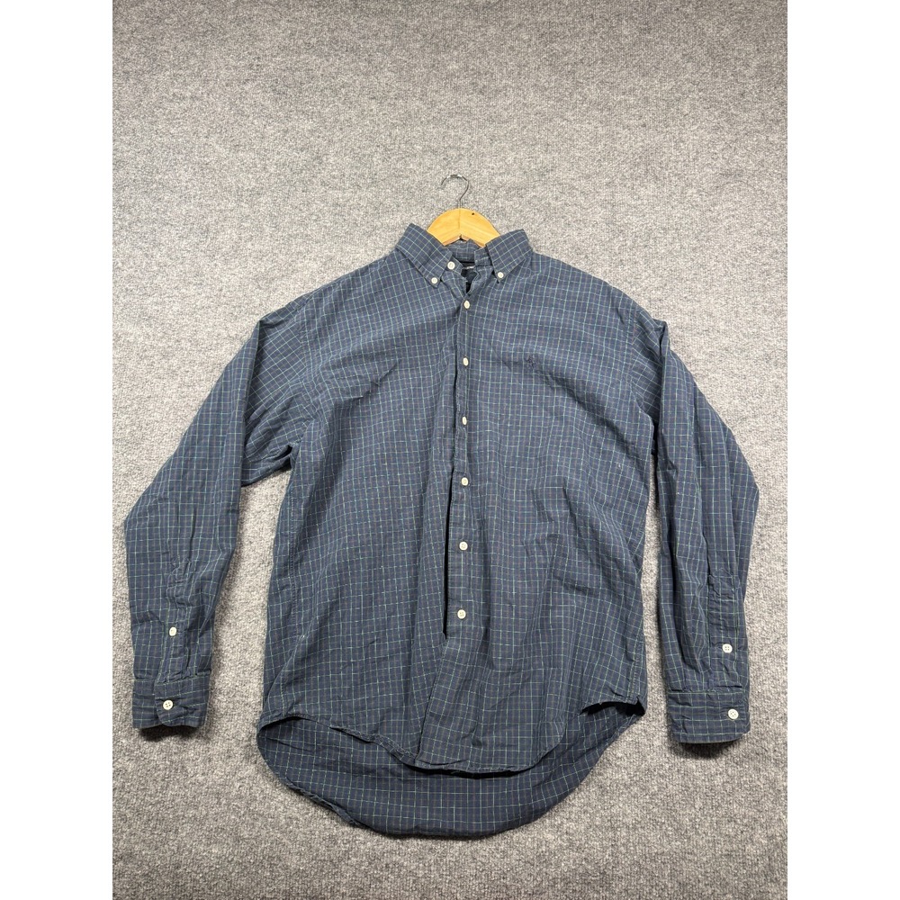Ralph Lauren Marlowe Shirt Men Medium Multi Plaid Cotton Long Sleeve Button Down